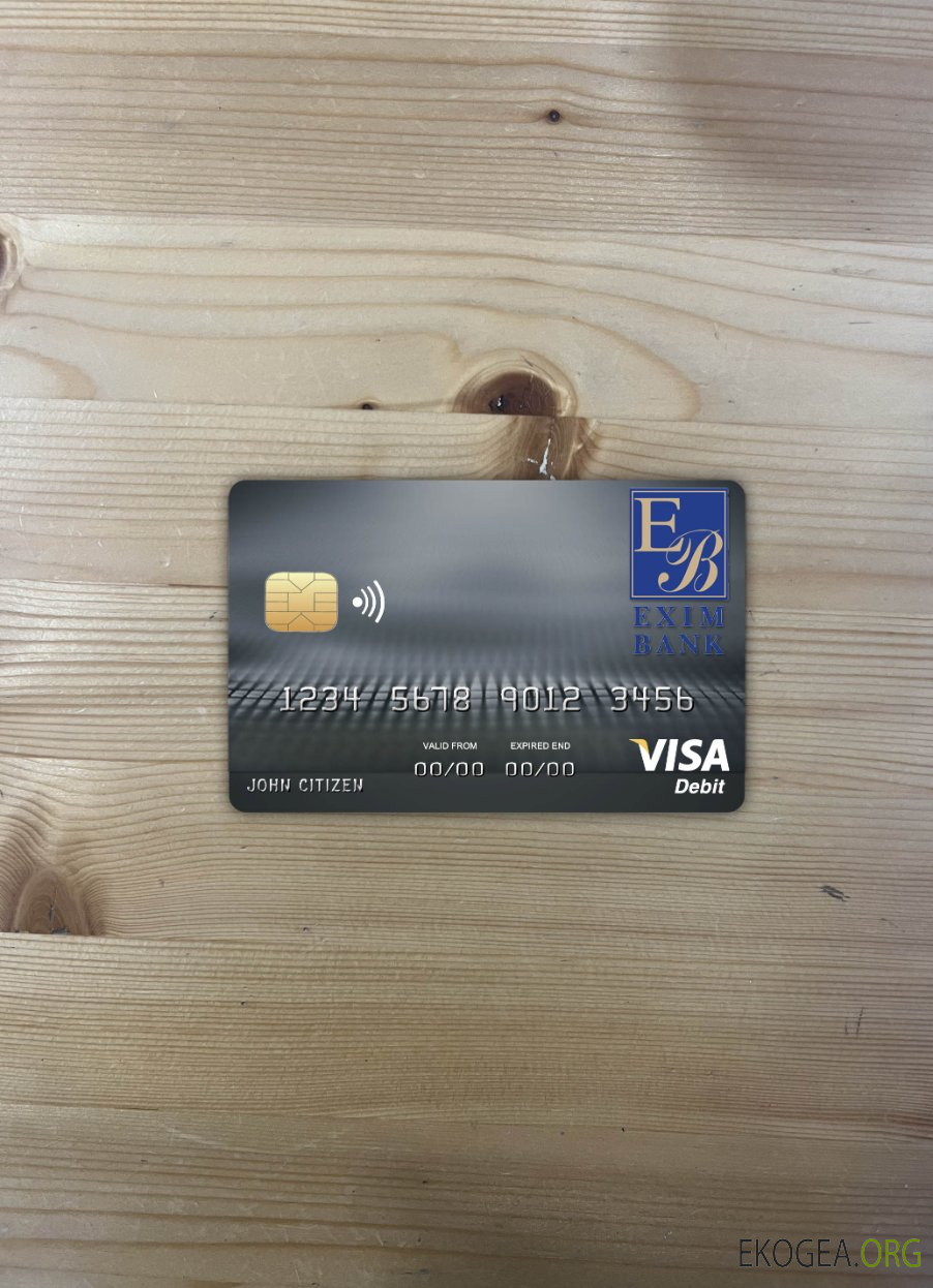 Comores Exim banque visa carte photolook recto